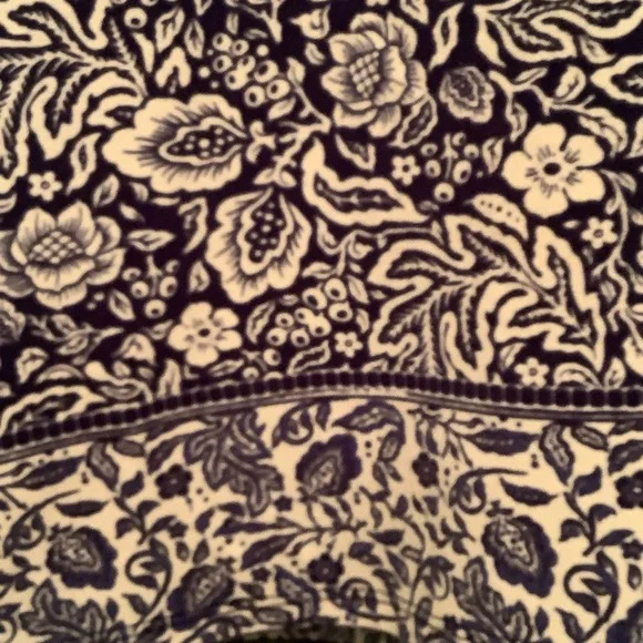 Tahari Purple Floral Blouse - Picture 4 of 4